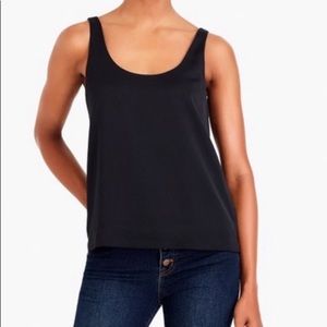 J. Crew Basic Black Tank Top Summer Lightweight